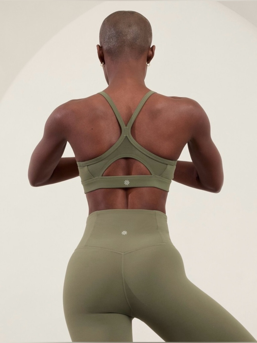 Athleta Vital Mesh Bra A-C Moss 💚 Size XS